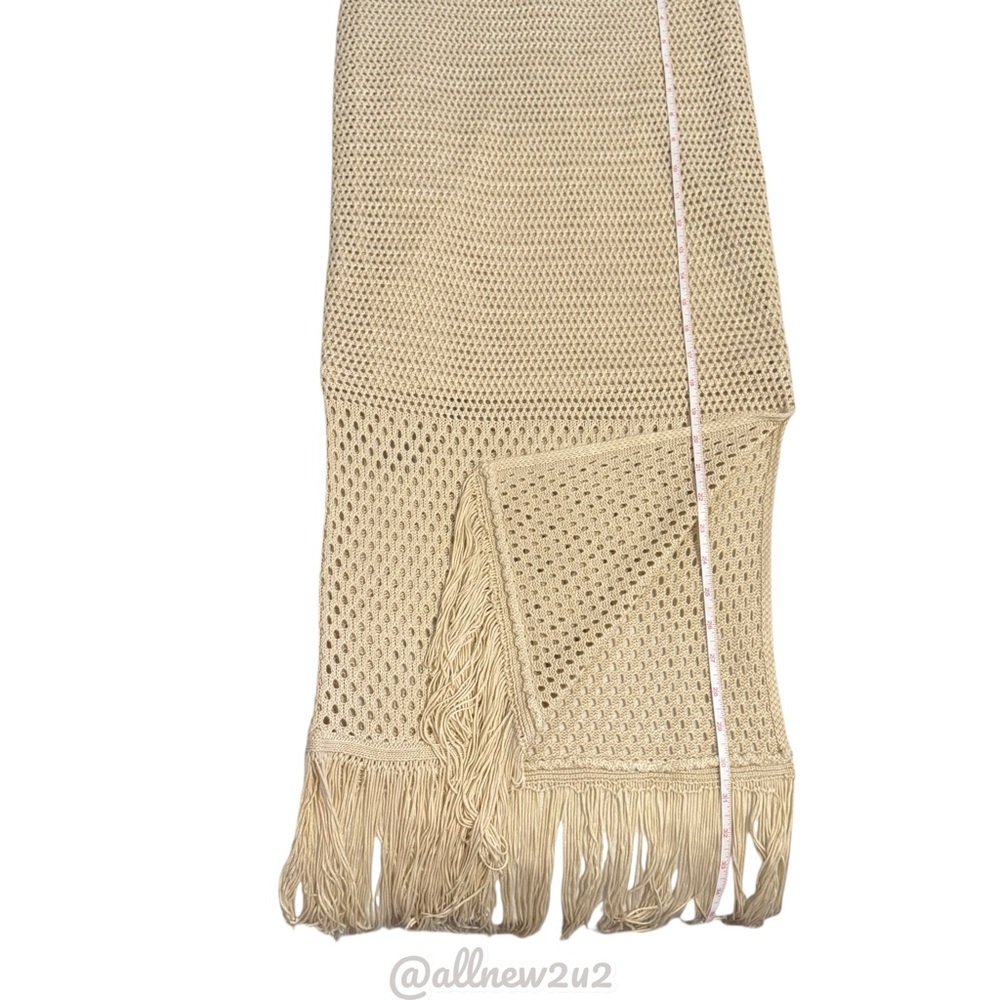 Ryegrass 2 Pc Cream Crochet Top and Skirt Set XS - Picture 9 of 17